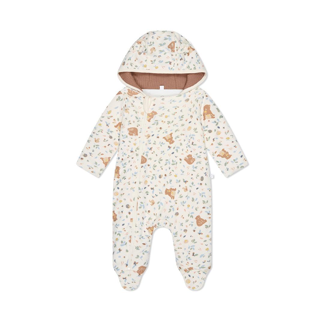  MORI Bear Print Pramsuit - Honey Bear Print、mySite、merchandisen