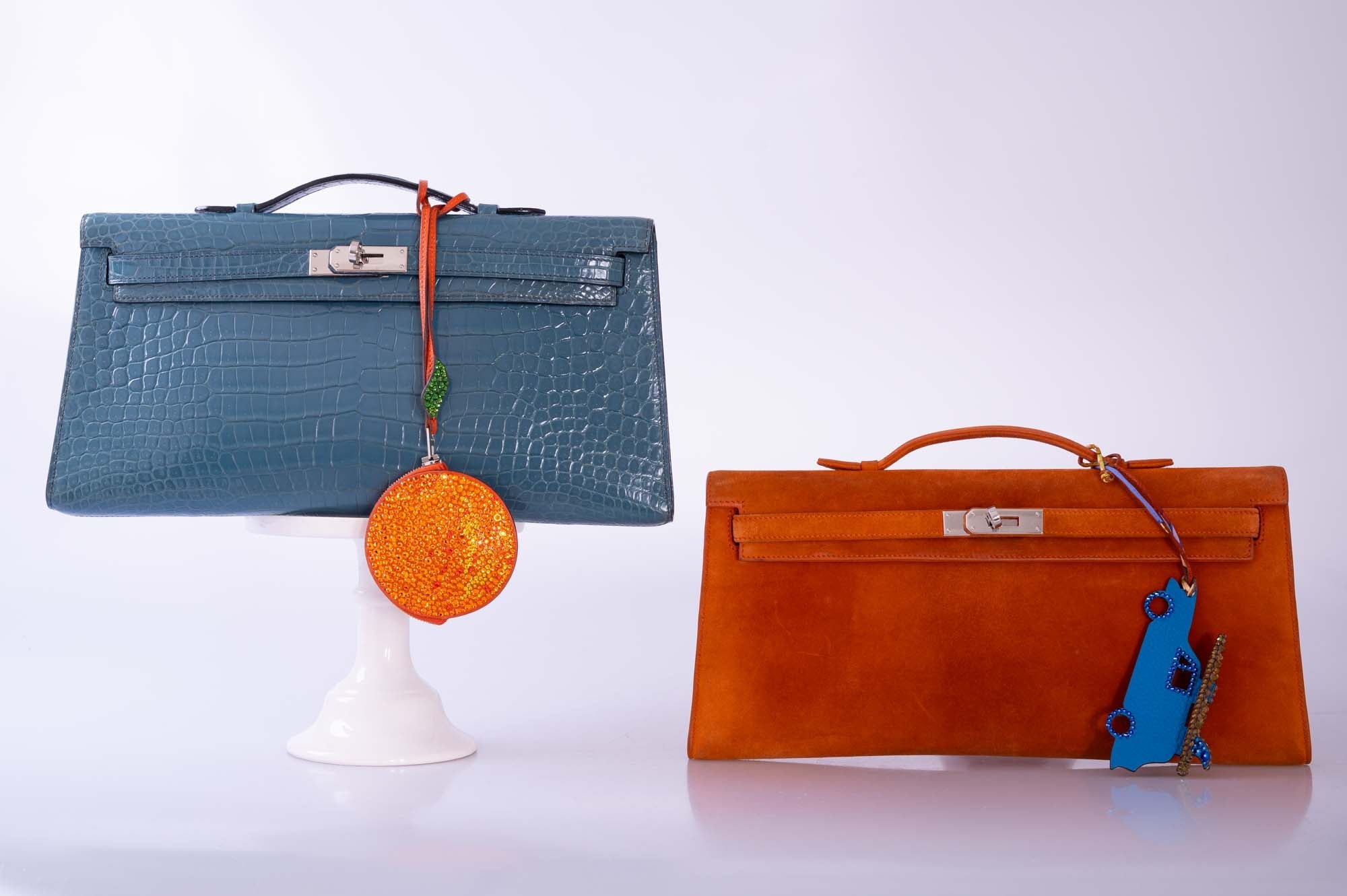 Hermès Tutti Frutti Orange Charm Coin Purse Custom Swarovski、mySite、garminoutage.com