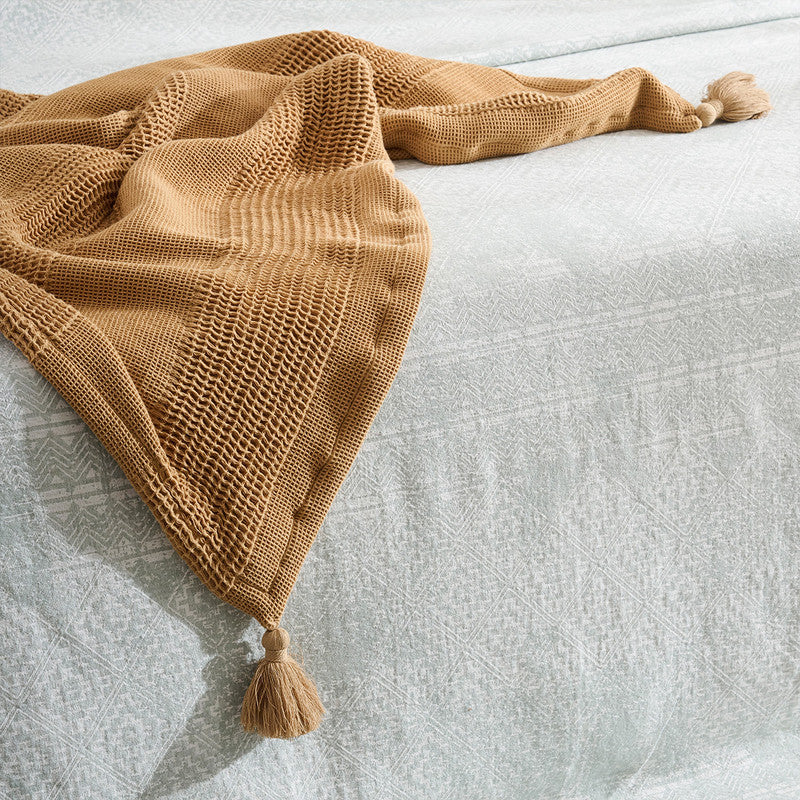 Cotton Bamboo Throw | Waffle | Layer Sponge | Portabello、mySite、camillekostekn