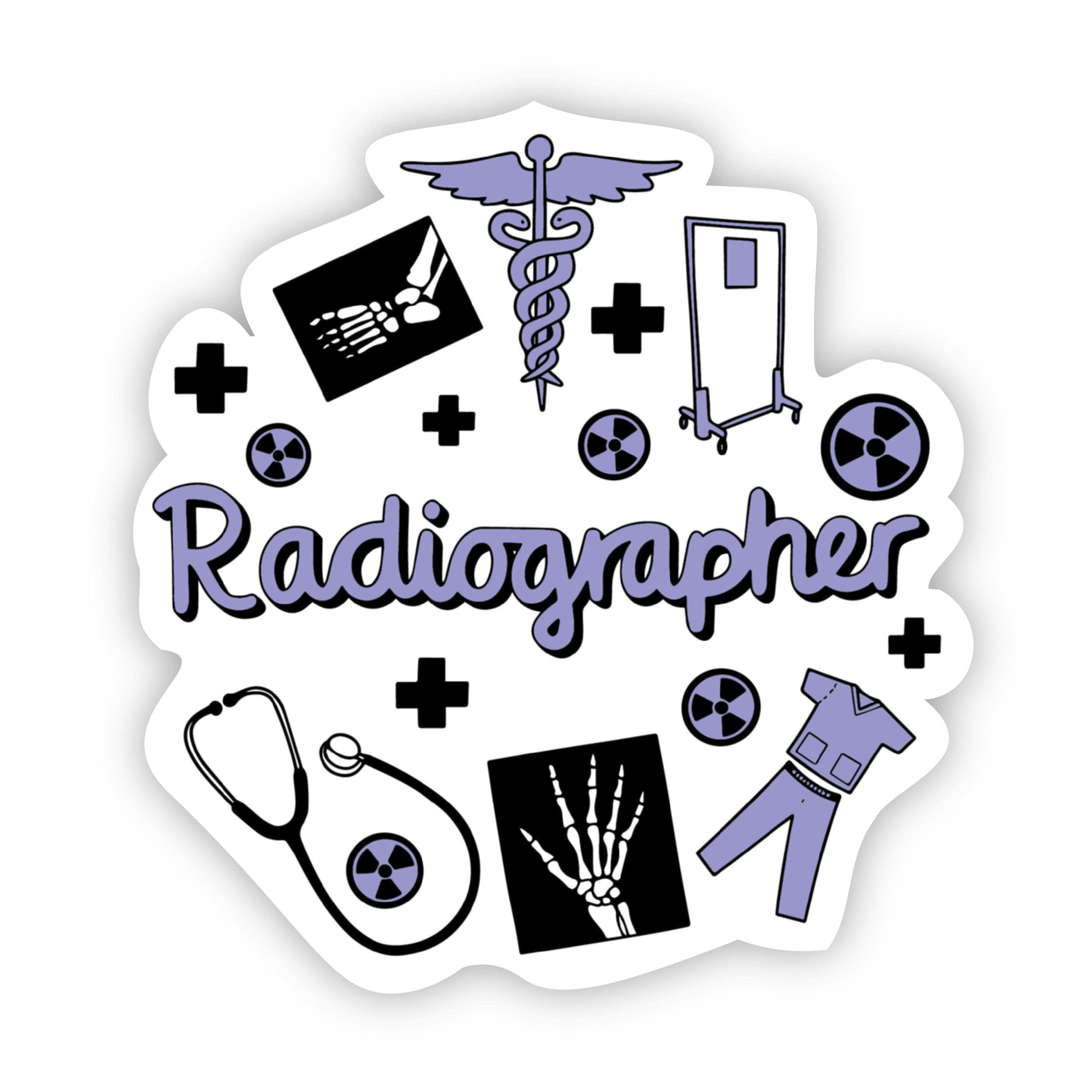  Radiographer Purple Sticker、mySite、elrpsem3k