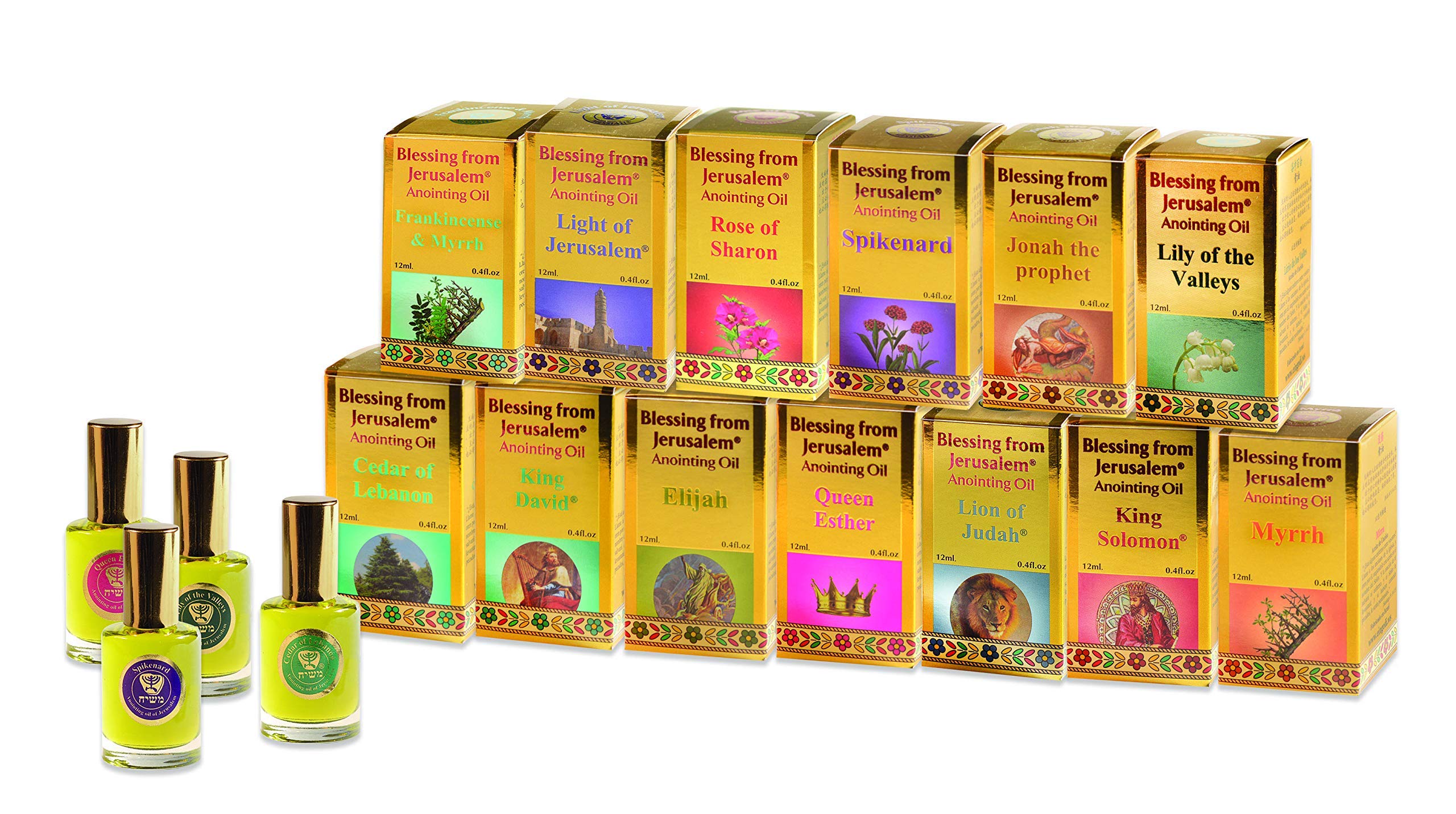  Holy Land Market - Gold Collection - Holy Land EIN Gedi Anointing Oil (.4 fl. oz.)、mySite、elrpsem3k