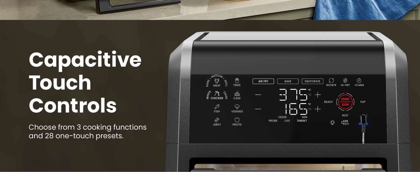 Capacitive touch controls