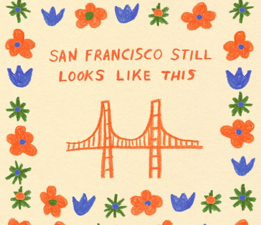 Katie Benn - SF still looks like this Postcard、mySite、garagedoors4me