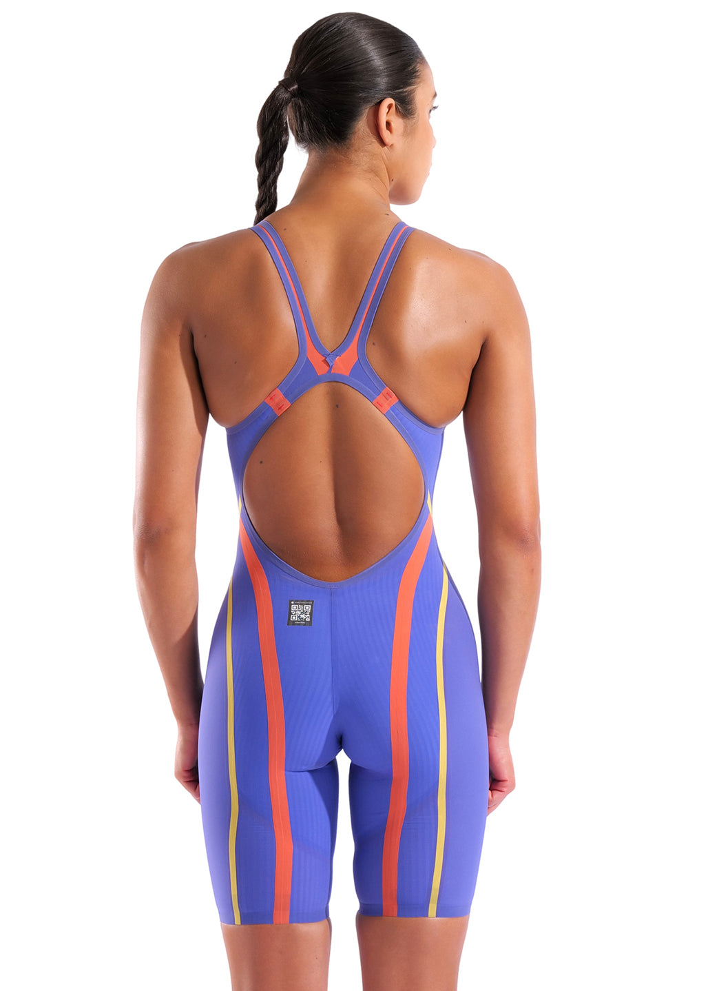 Arena Women's Powerskin Eclipse Glare Primo SL LE Open Back Tech Suit Swimsuit、mySite、noshort