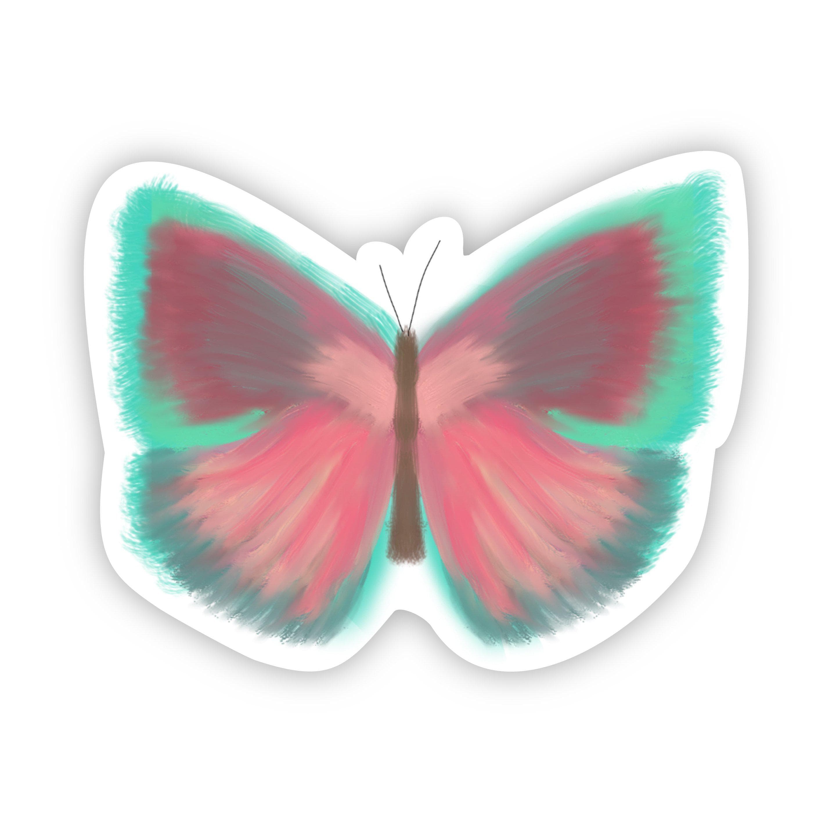  Multicolor Butterfly Paint Sticker、mySite、elrpsem3k