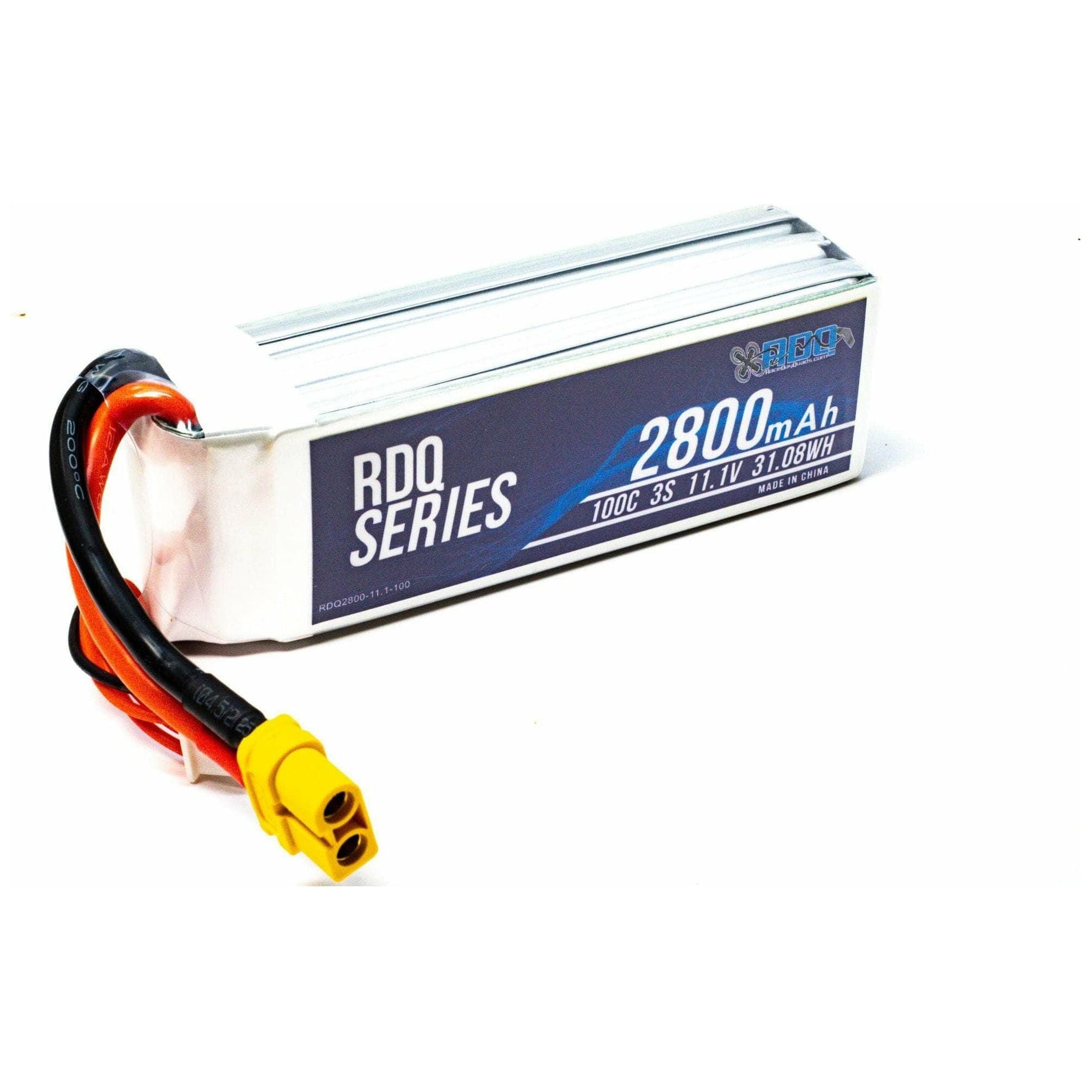  RDQ Series 11.1V 3S 2800mAh 100C LiPo Battery - XT60、mySite、merchandisen