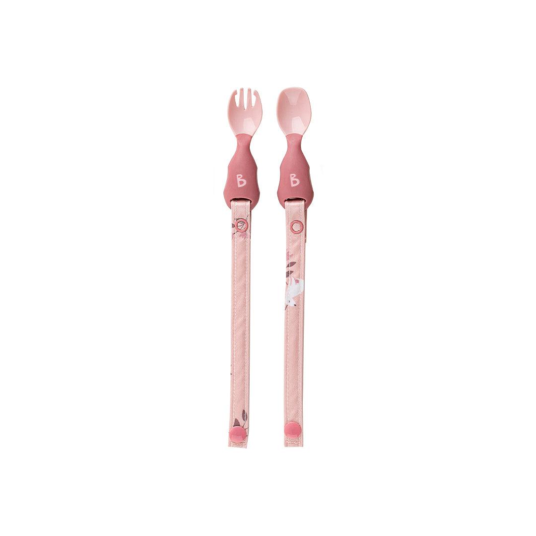  Bibado Handi No Drop Baby Cutlery - Blush、mySite、merchandisen
