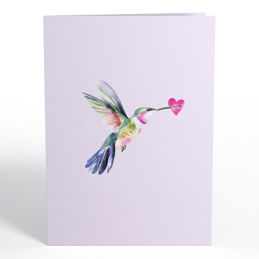 Love in Bloom Hummingbird Pop-Up Card、mySite、solidvoid