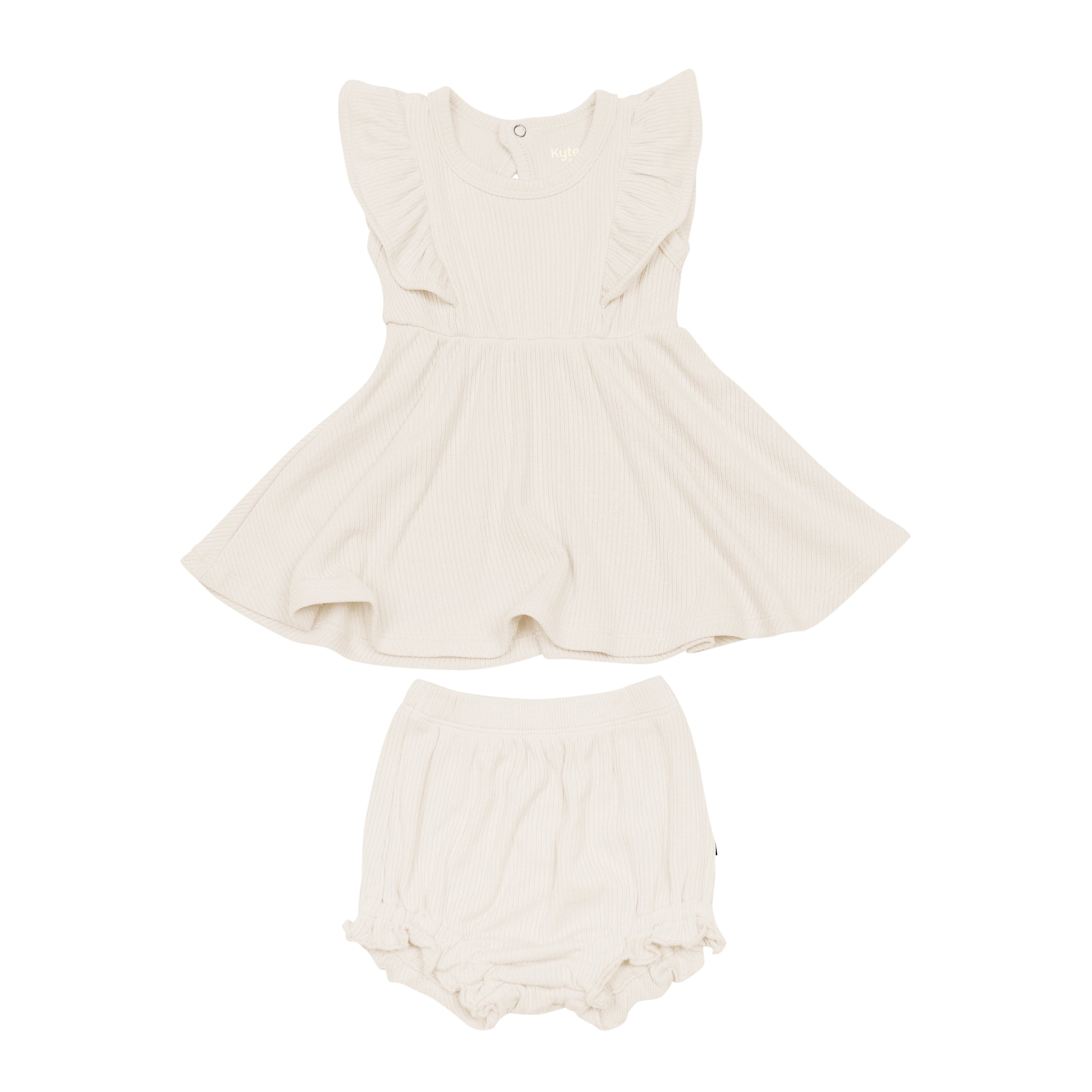  Ribbed Peplum Dress Set in Oat、mySite、layawaytickets