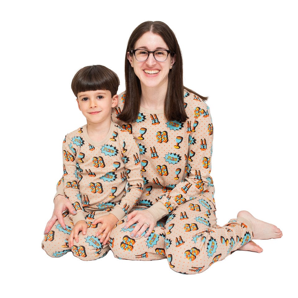 Shabbat Pop Art Pajamas - (Adults Unisex Sizes S - XXL)、mySite、topwebapps