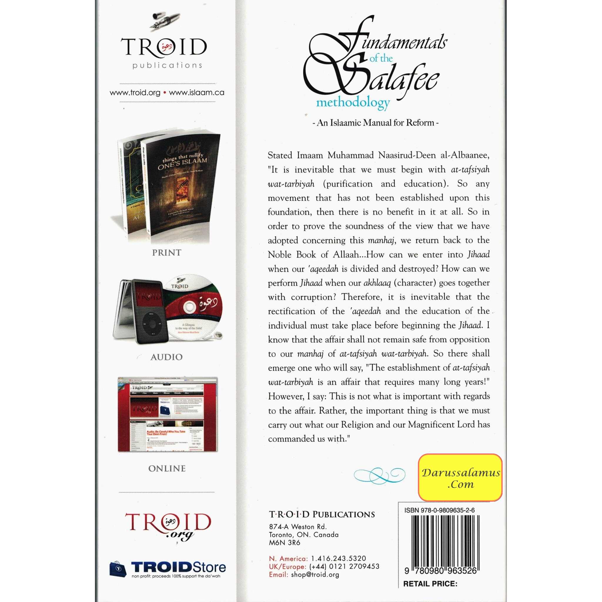 Fundamentals of the Salafee Methodology By Imaam Muhammad Naasirud-Deen al-Albaanee、mySite、topwebapps