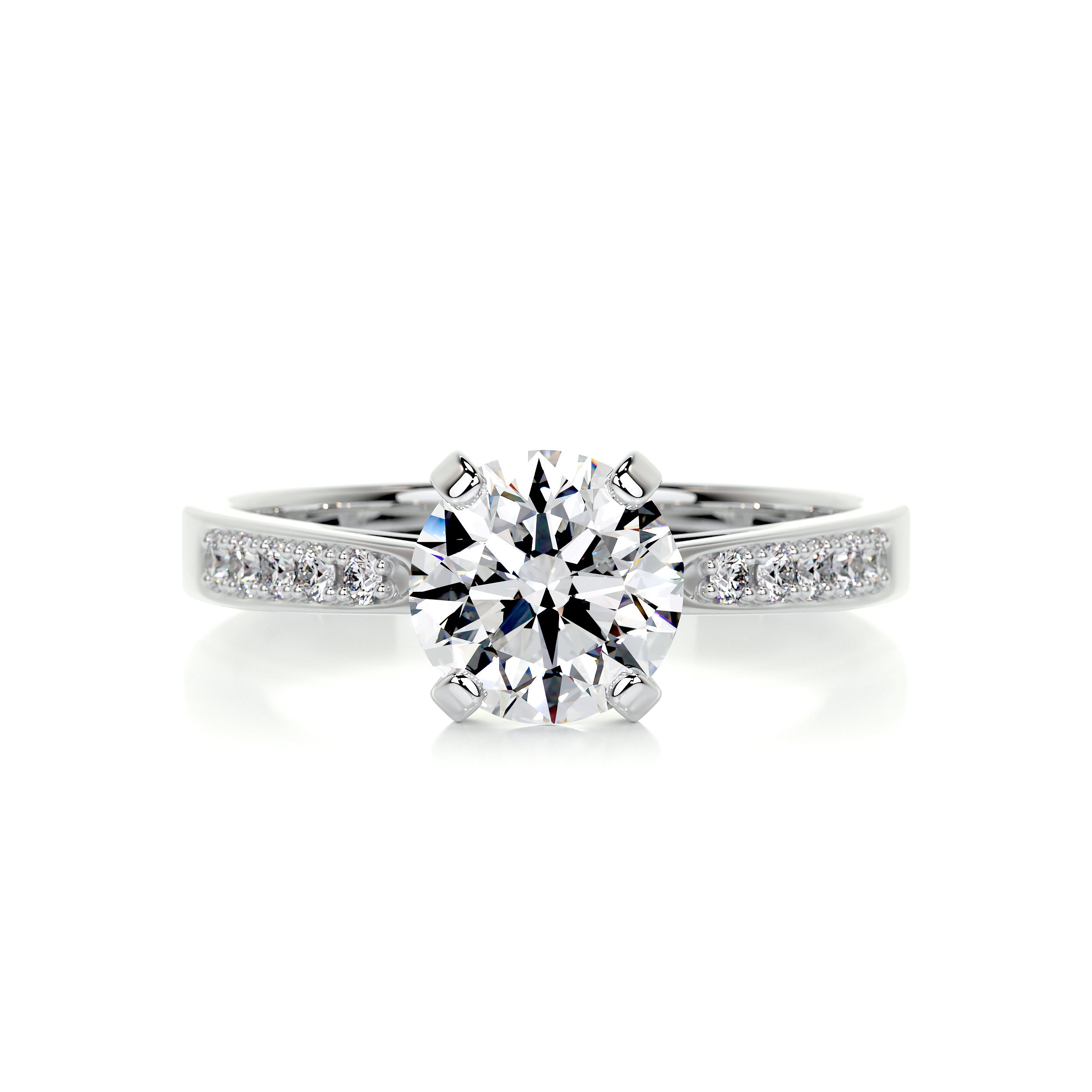 Margaret Diamond Engagement Ring -18K White Gold、mySite、hinf8tx79