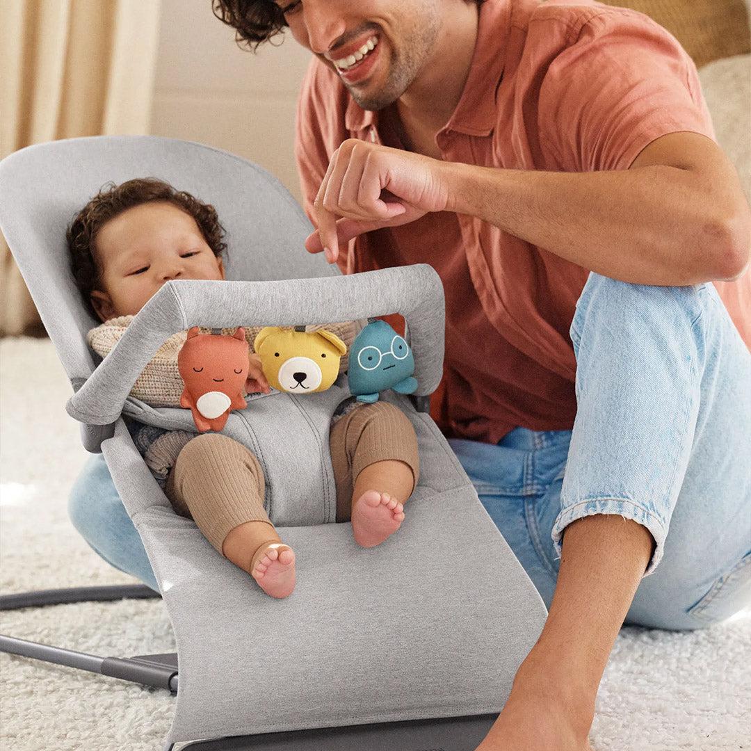  BabyBjörn Bouncer Bliss Woven Mélange - Light Grey、mySite、merchandisen
