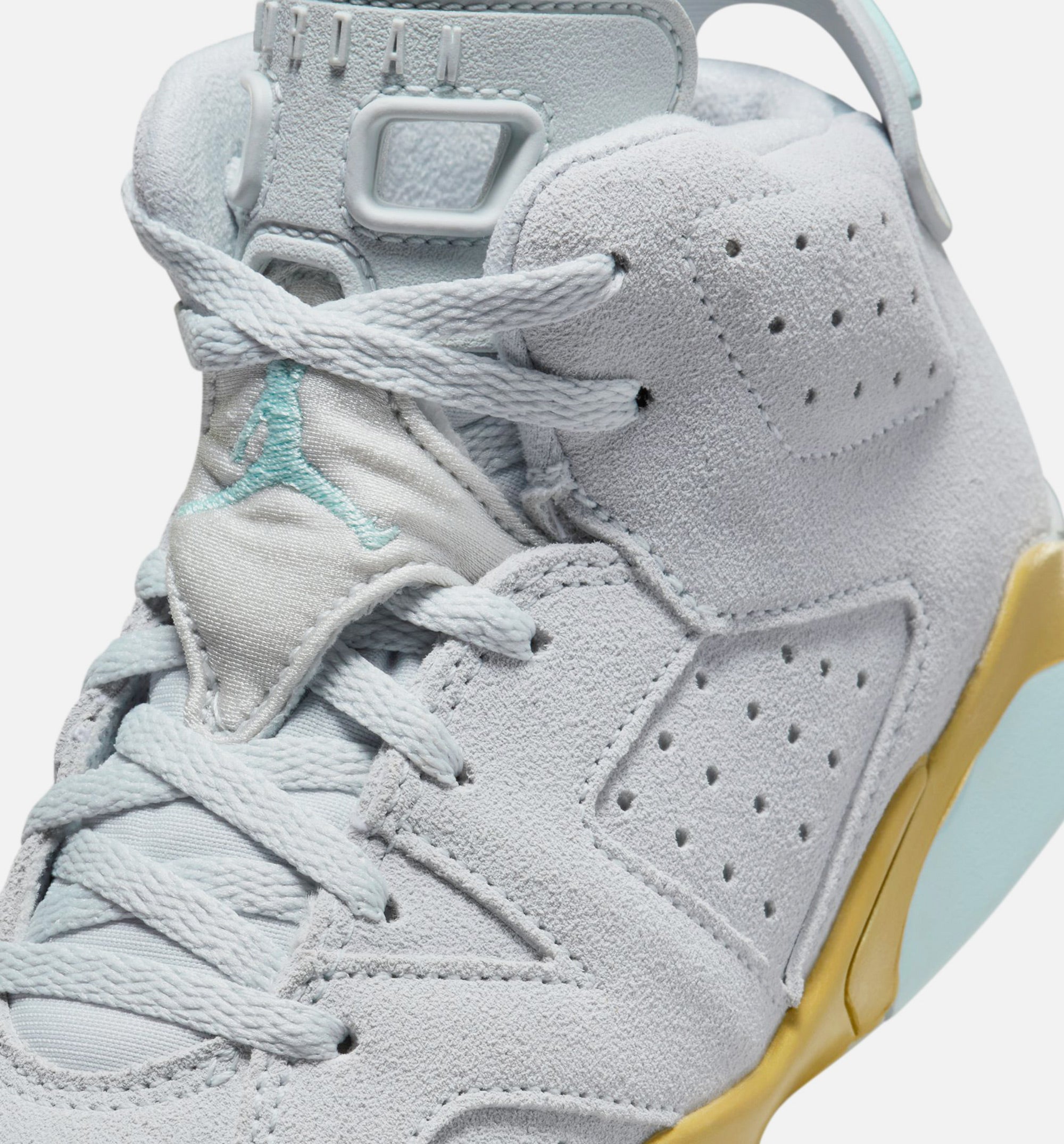 Air Jordan 6 Retro Pearl Preschool Lifestyle Shoe - Pure Platinum/Glacier Blue/Metallic Gold、mySite、dreamappss