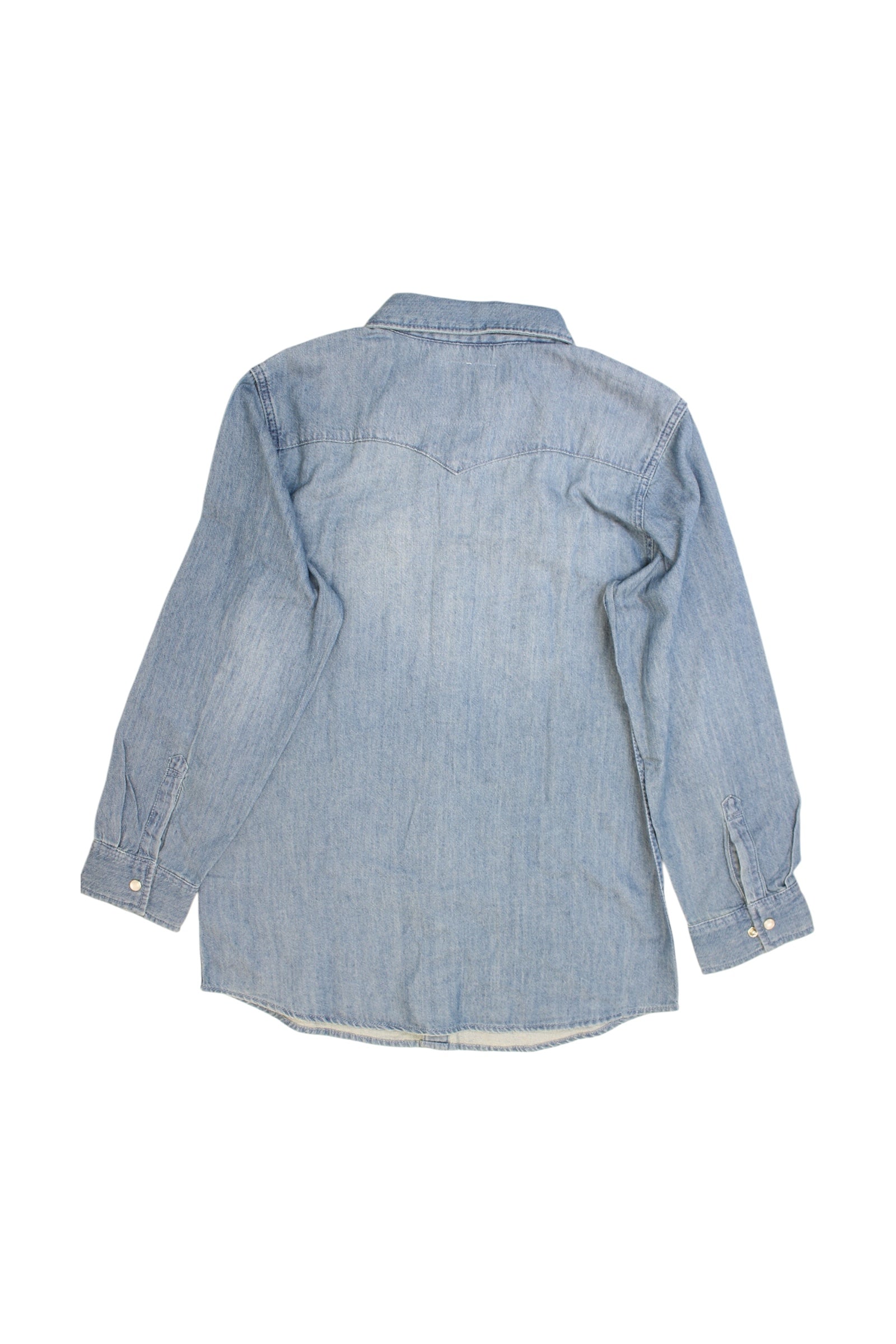 Levi's Denim Long Sleeve Shirt - Size 12Y、mySite、g9winljtr