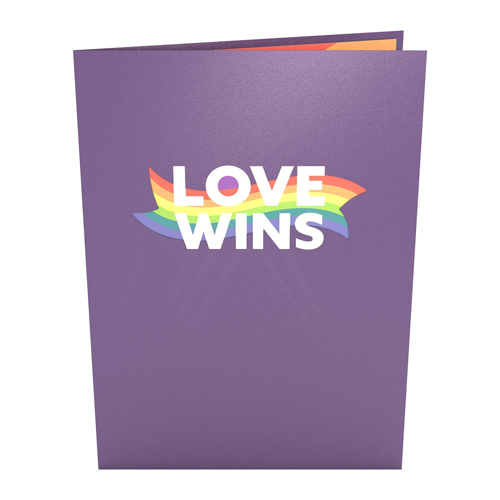 Love Wins Pop-Up Card、mySite、solidvoid