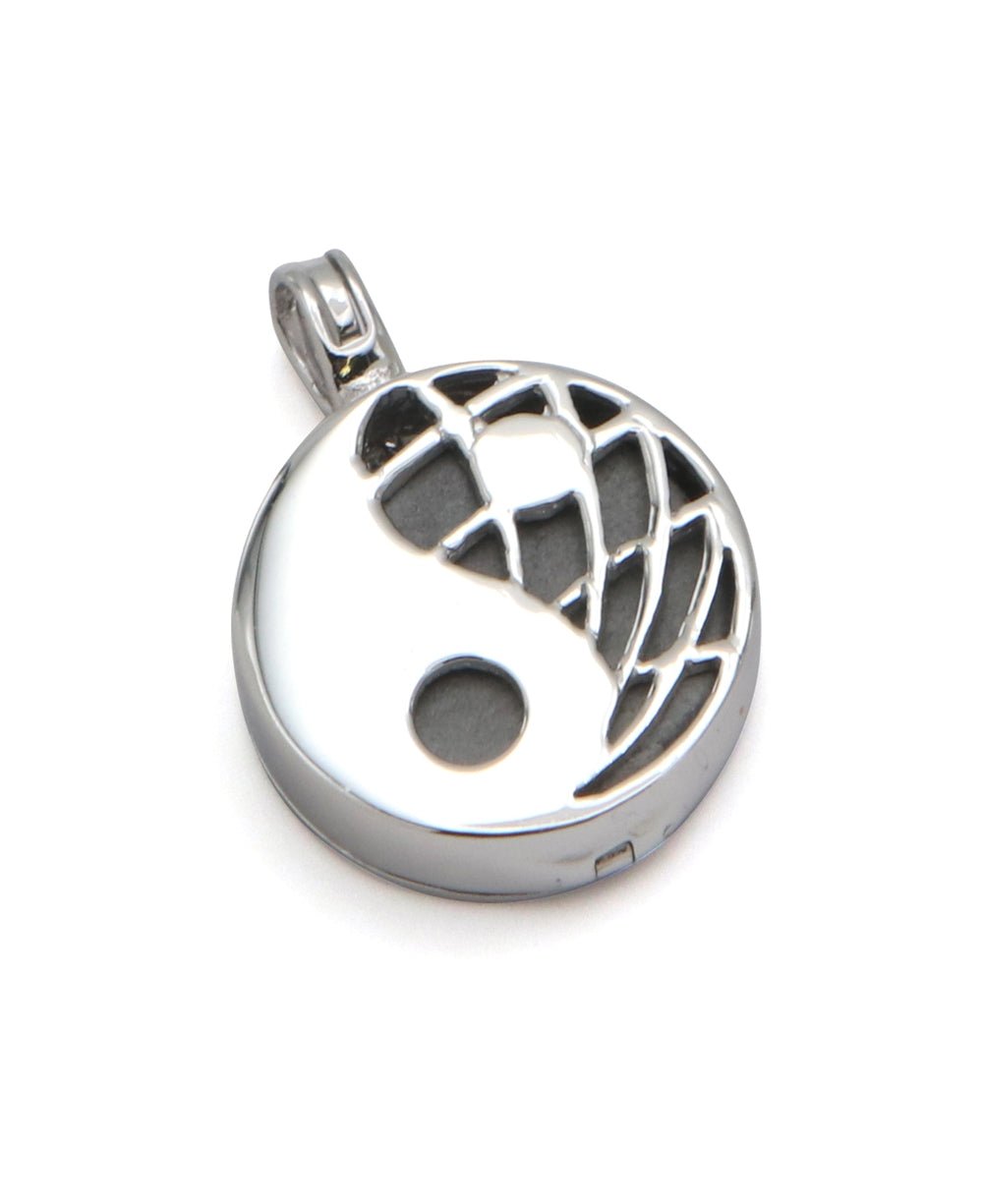 Sterling Silver Balancing Yin Yang Locket Pendant、mySite、topwebapps