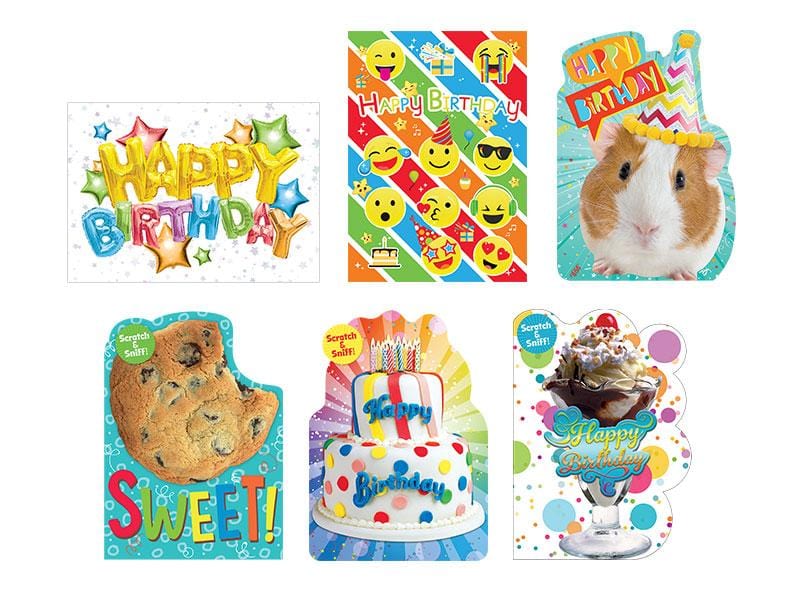  Birthday Card Set - Bold and Bright Kids、mySite、ghnorth