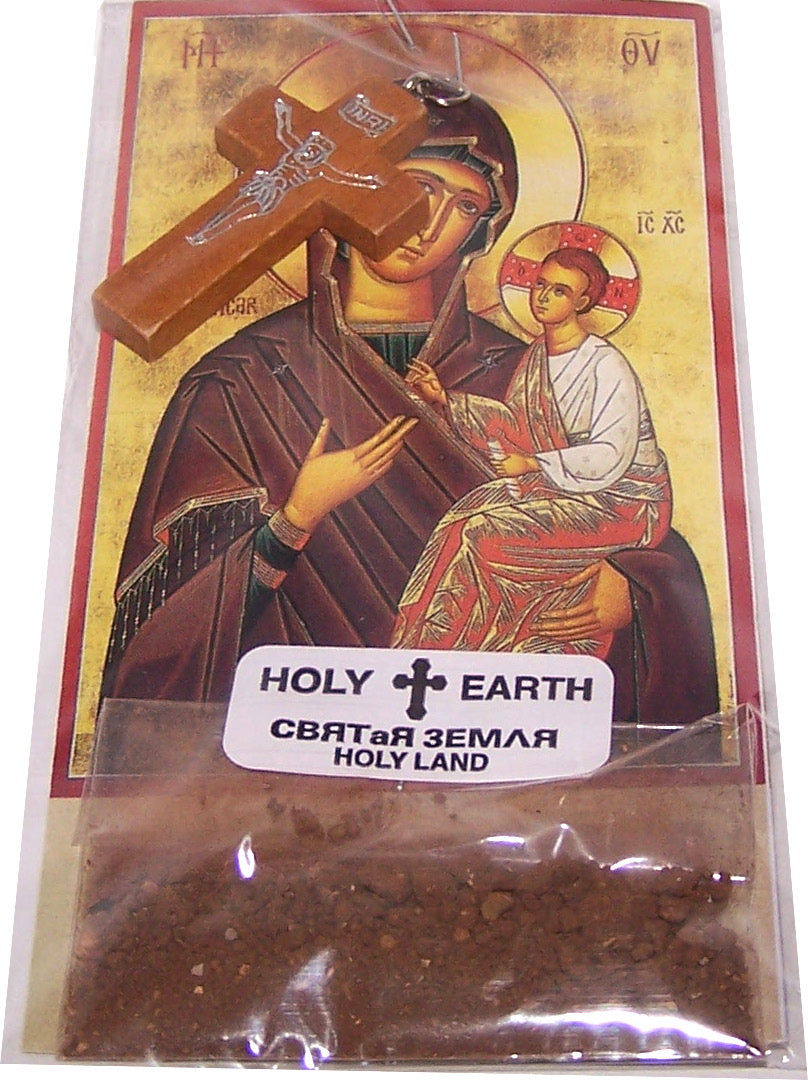 Holy Land Market Natural Olive Wood Rosary with Samples bag from the Holy Land、mySite、topwebapps