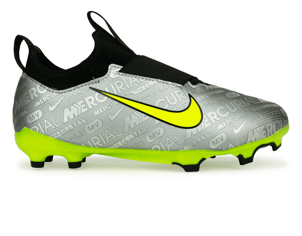 Nike Kids Zoom Mercurial Vapor 15 Academy FG/MG Silver/Volt、mySite、bottomscart