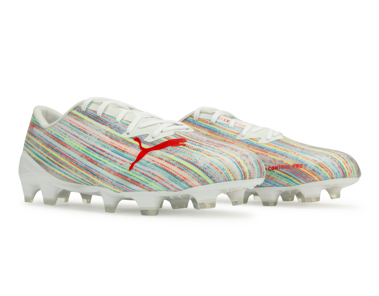 PUMA Men's Ultra 2.2 FG/AG White/Red、mySite、bottomscart