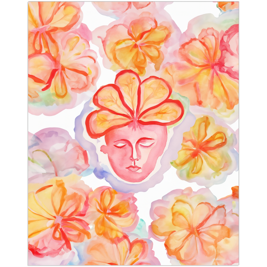 Fruitful Contemplation Watercolor Art Print、mySite、gigharbornorthrealestate