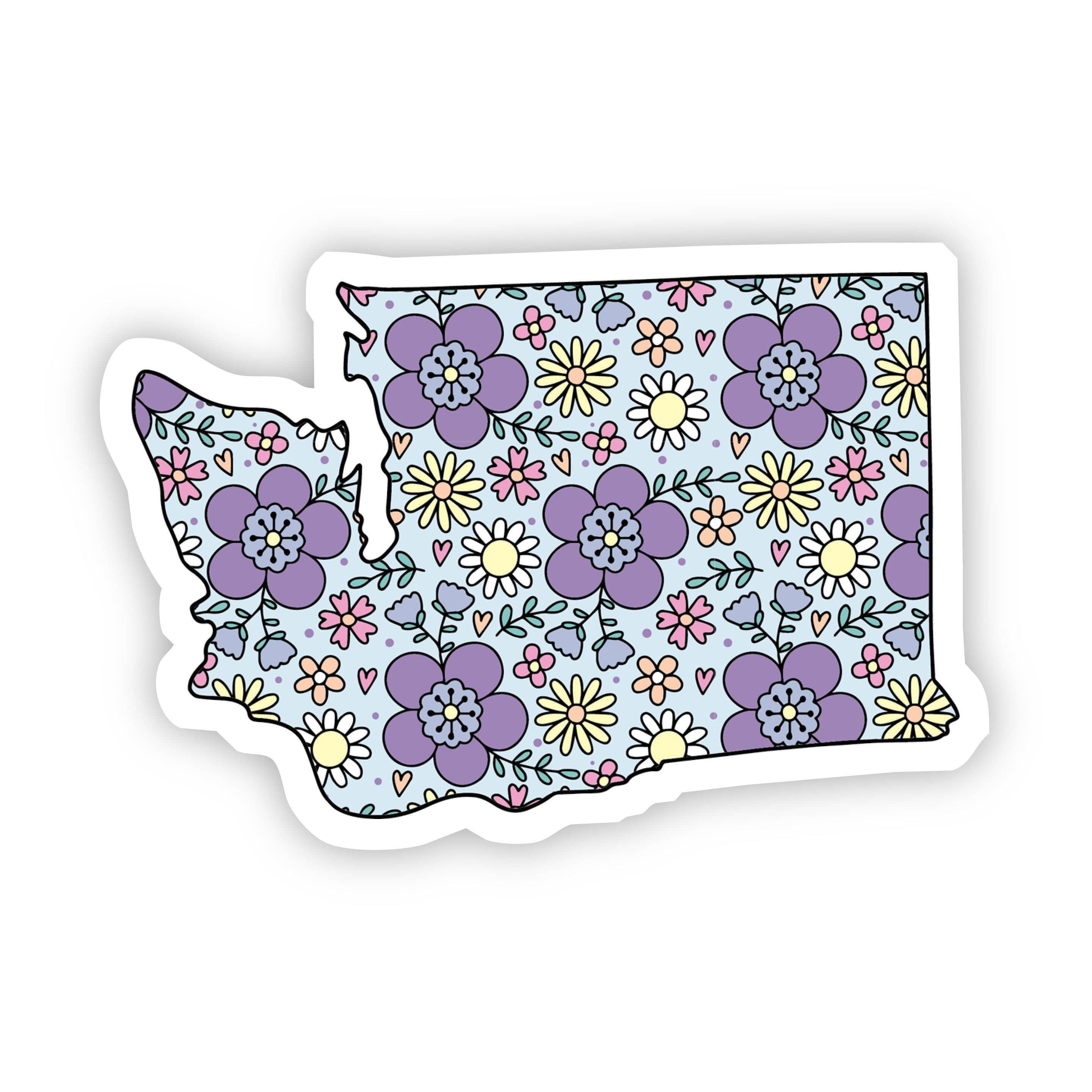  Washington Floral Sticker、mySite、elrpsem3k