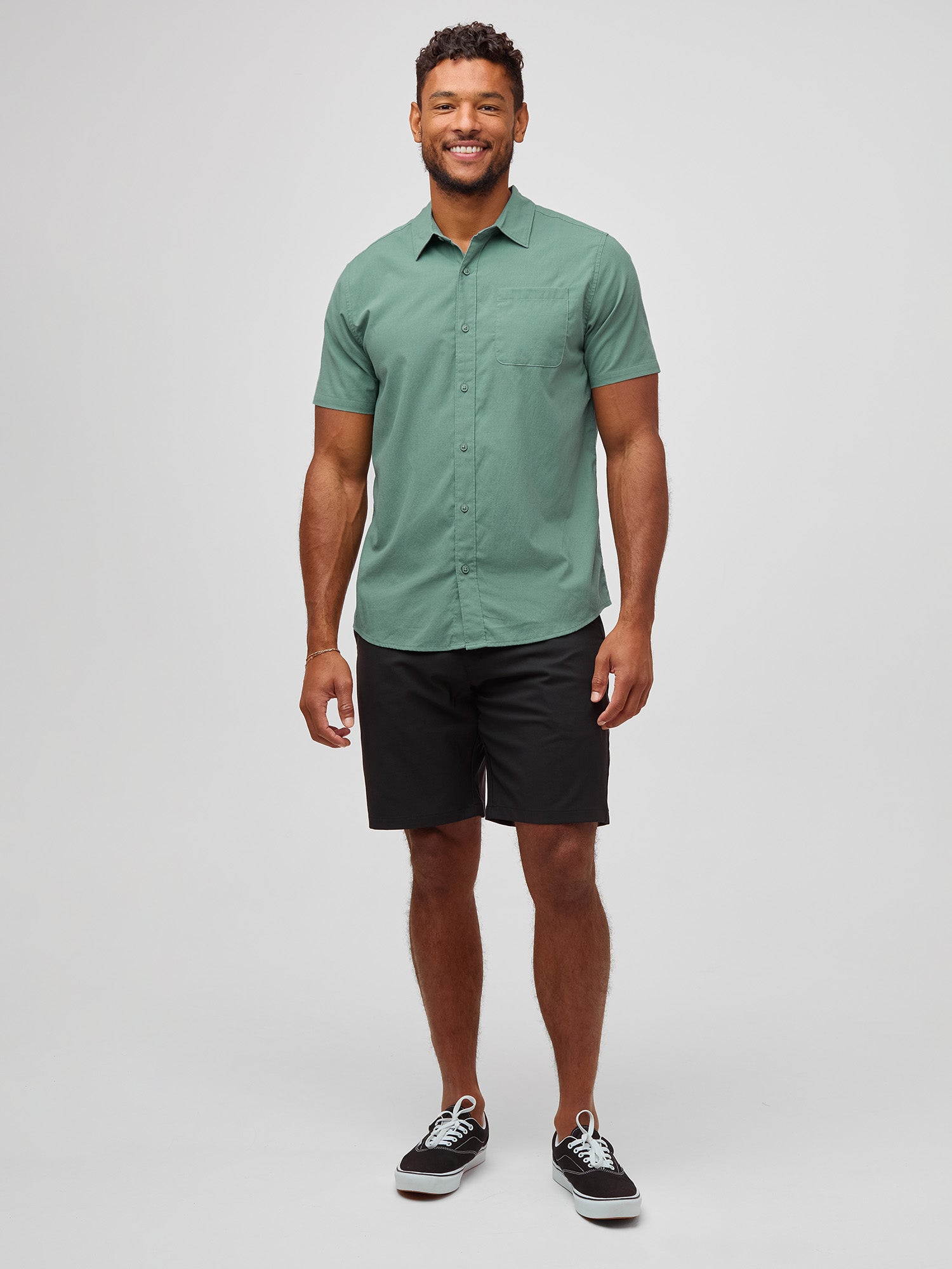  Sagebrush Short Sleeve Stretch Button Up、mySite、ghnorth