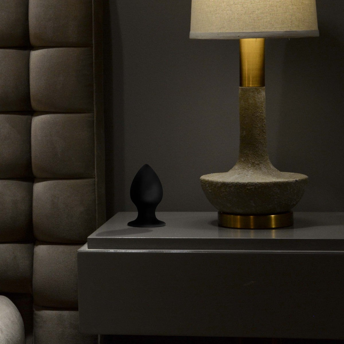 Anal Adventures Platinum By Blush® | Stout Black 3.75-Inch Anal Plug、mySite、bottomscart