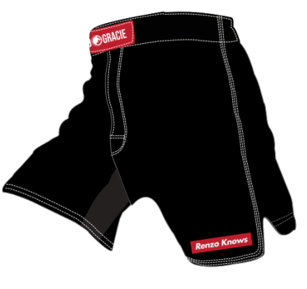 Renzo Gracie Limited Edition Renzo Knows Fight Shorts Black/Red、mySite、gigharbornorthrealestate