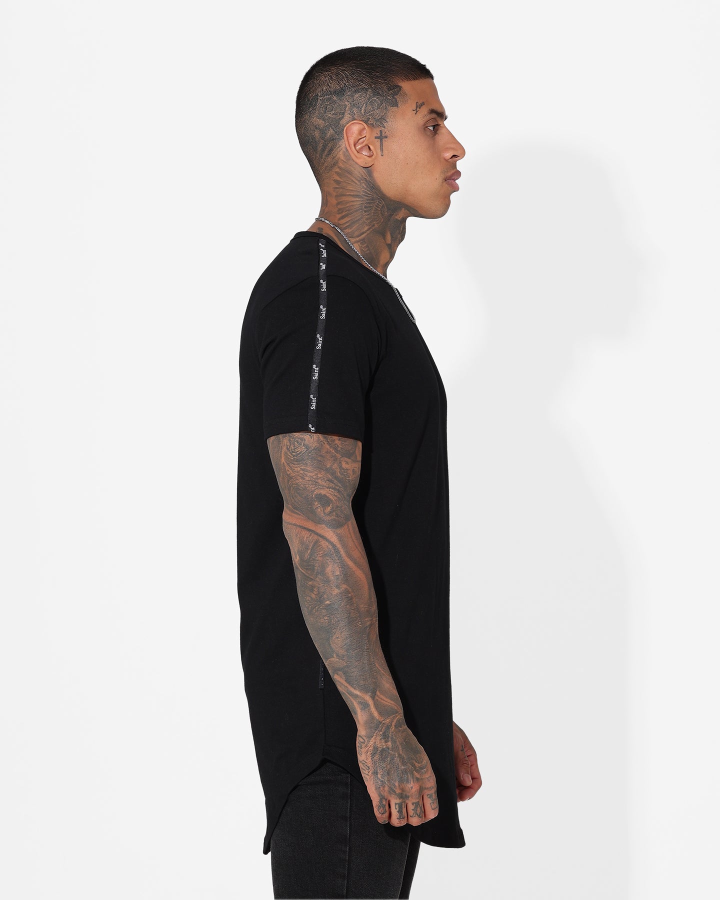Saint Morta Numeraire Sport El Duplo T-Shirt Black/Black、mySite、zt4zffjzw