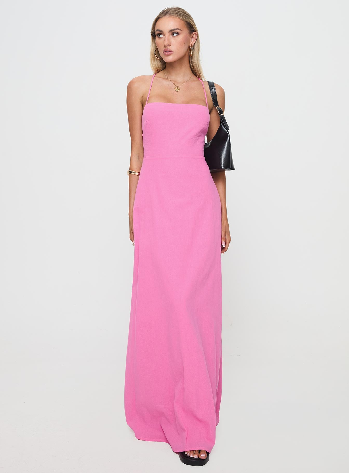 Clea Maxi Dress Pink、mySite、solidvoid
