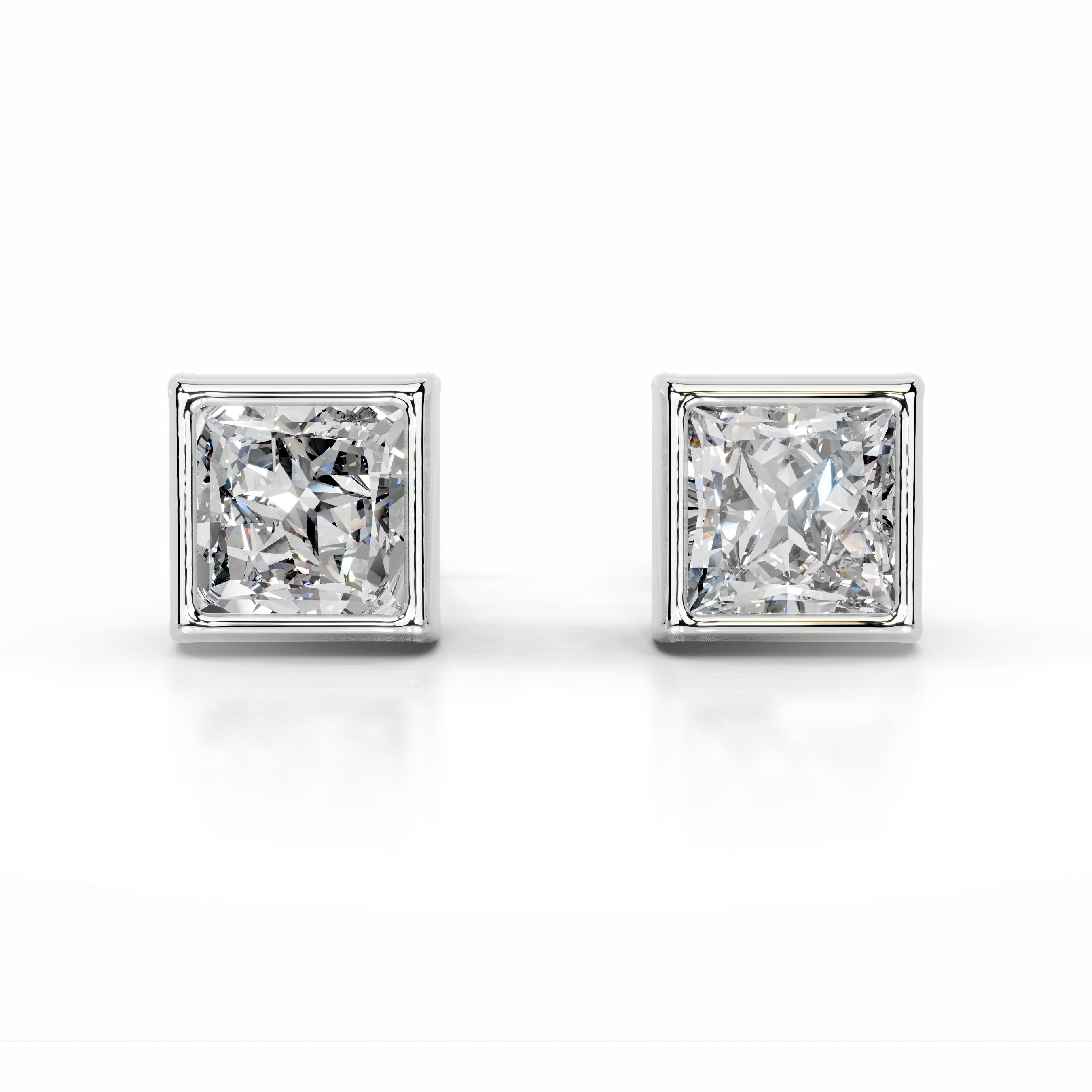 Janice Diamond Earrings - 18K White Gold、mySite、hinf8tx79