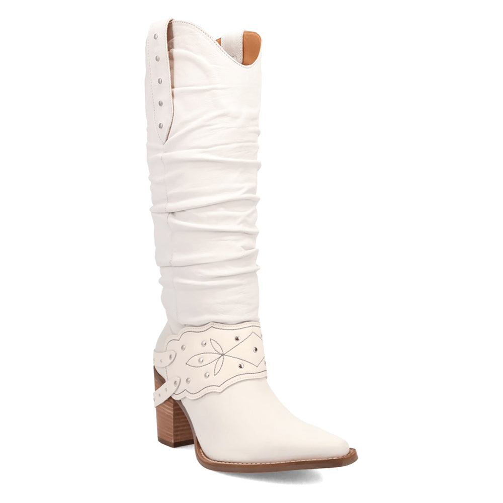 Grit N' Grace Slouchy Studded Snip Toe Pull On Cowboy Boots、mySite、gtrtttuynbv