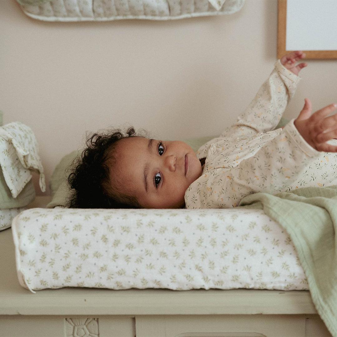  Little Dutch Changing Mat Cover - Blueberry Leaves、mySite、merchandisen