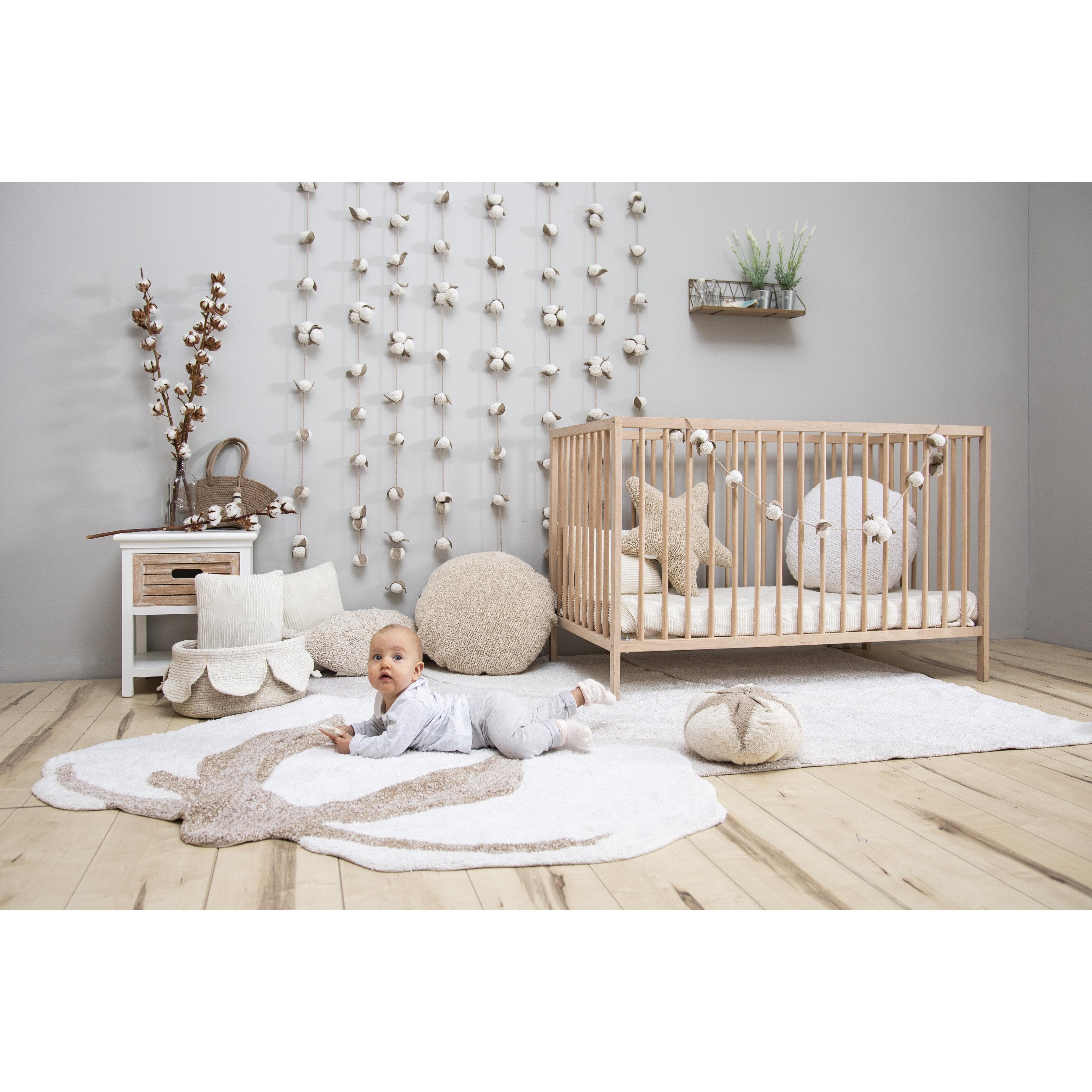 Cotton Flower Machine Washable Area Rug、mySite、gigharbornorthrealestate