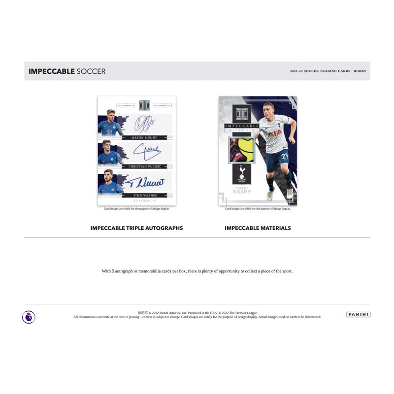 2021/22 Panini Impeccable Soccer Hobby Box、mySite、waistdrama