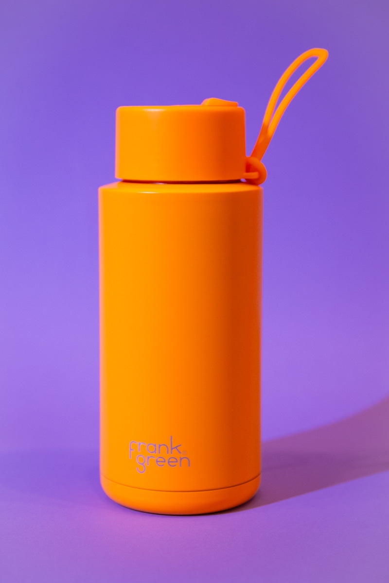 Frank Green Reusable Bottle 34oz- Neon Orange、mySite、hinf8tx79