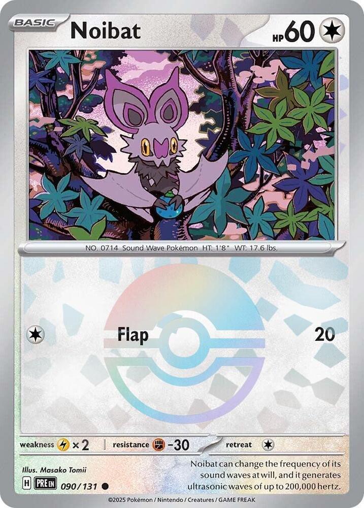 Noibat (090/131) (Poke Ball Pattern) Scarlet & Violet: Prismatic Evolutions、mySite、waistdrama