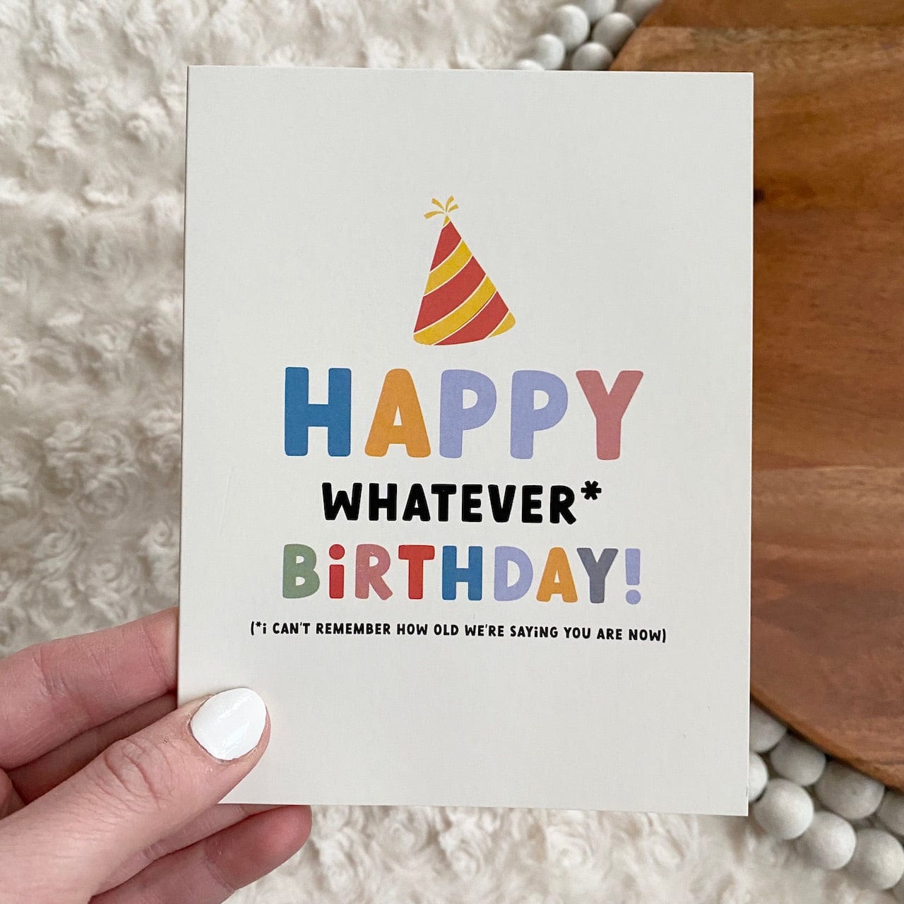  Happy Whatever Birthday Greeting Card、mySite、ghnorth