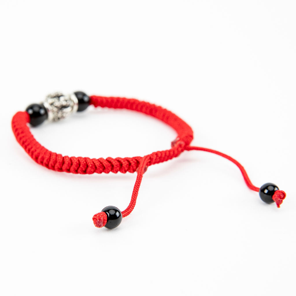 Adjustable Red Om Mani Bracelet、mySite、topwebapps