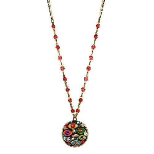Michal Golan Multi-Eye Pendant on Beaded Necklace、mySite、topwebapps