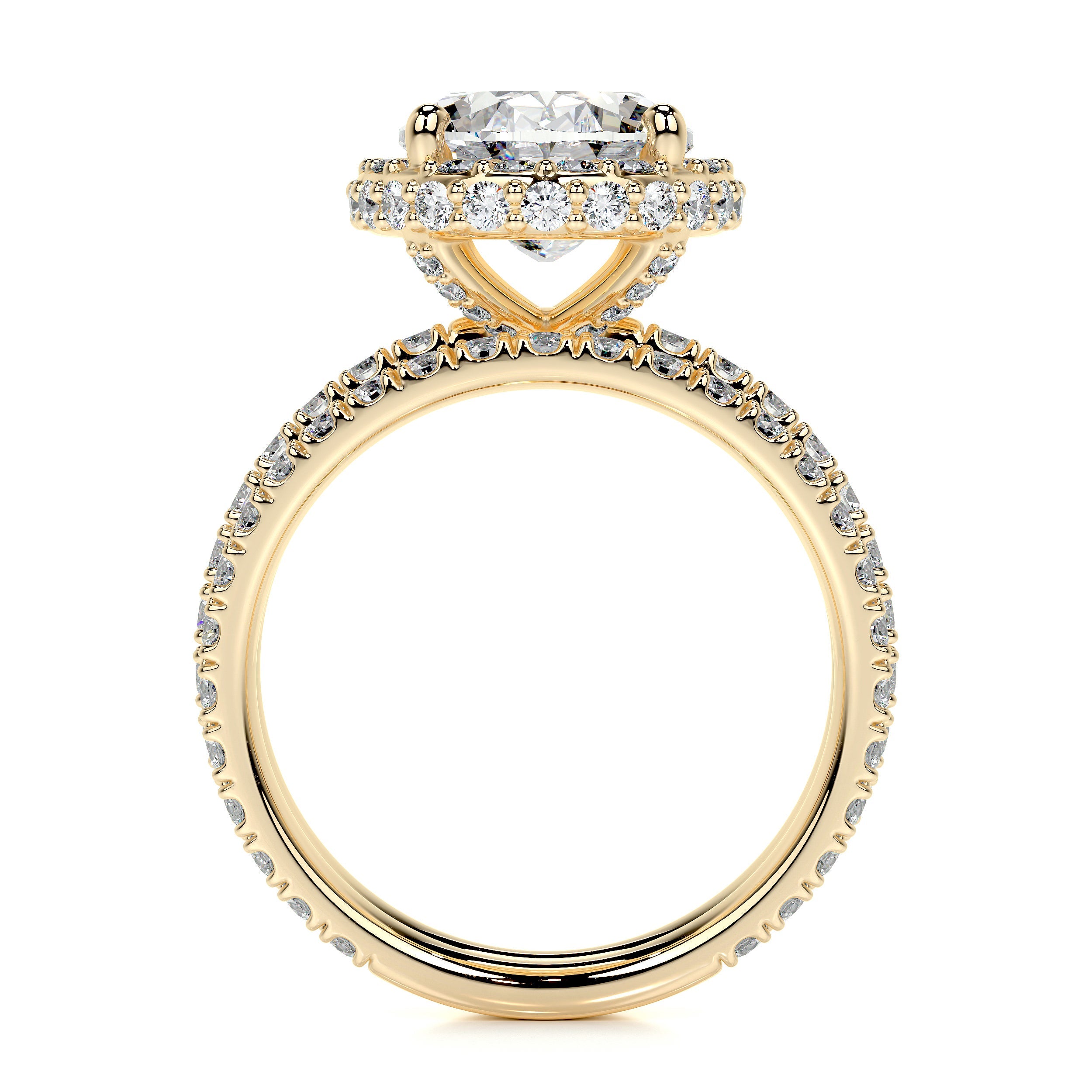 Lara Lab Grown Diamond Bridal Set -18K Yellow Gold、mySite、hinf8tx79