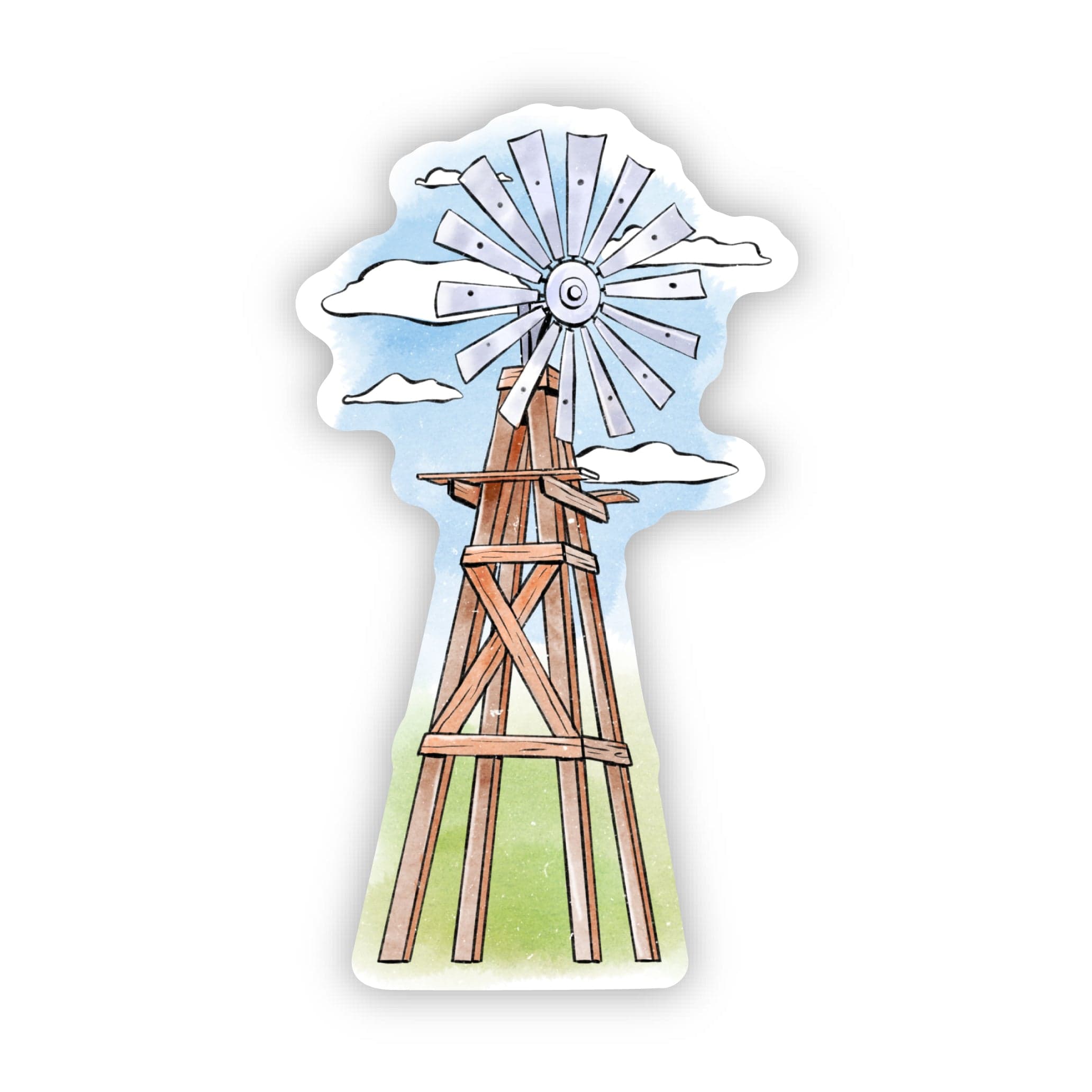  Kansas Windmill Sticker、mySite、ghnorth