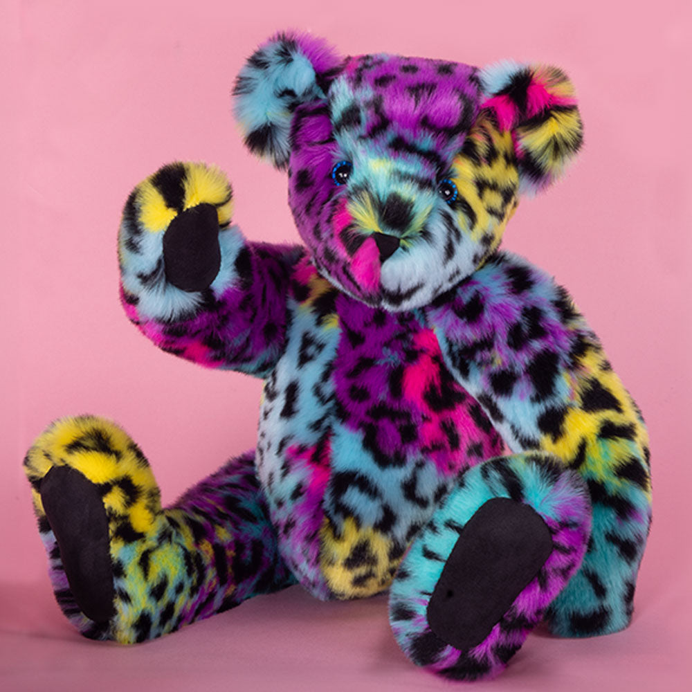 20 In. Special Edition Rainbow Leopard Bear、mySite、g9winljtr