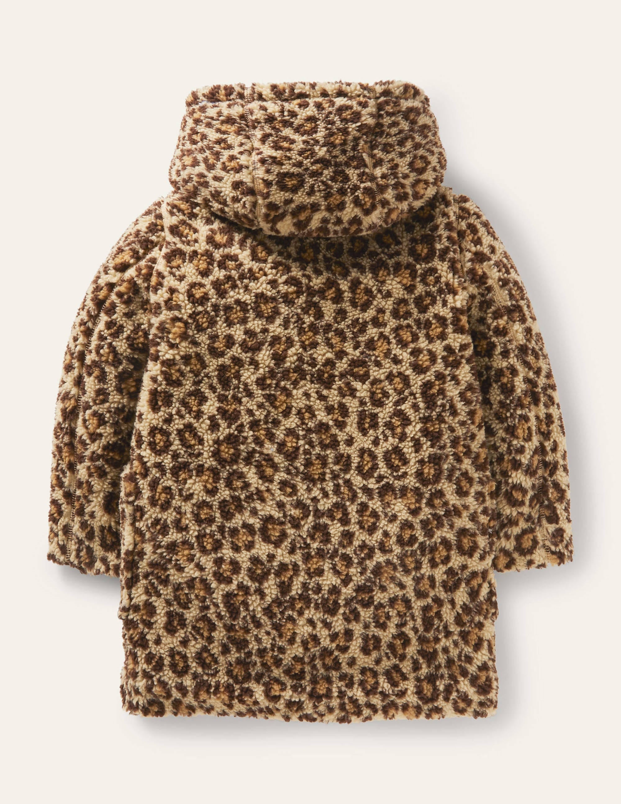  Cosy Borg Duffle Coat-Leopard Print、mySite、ashleygrahame