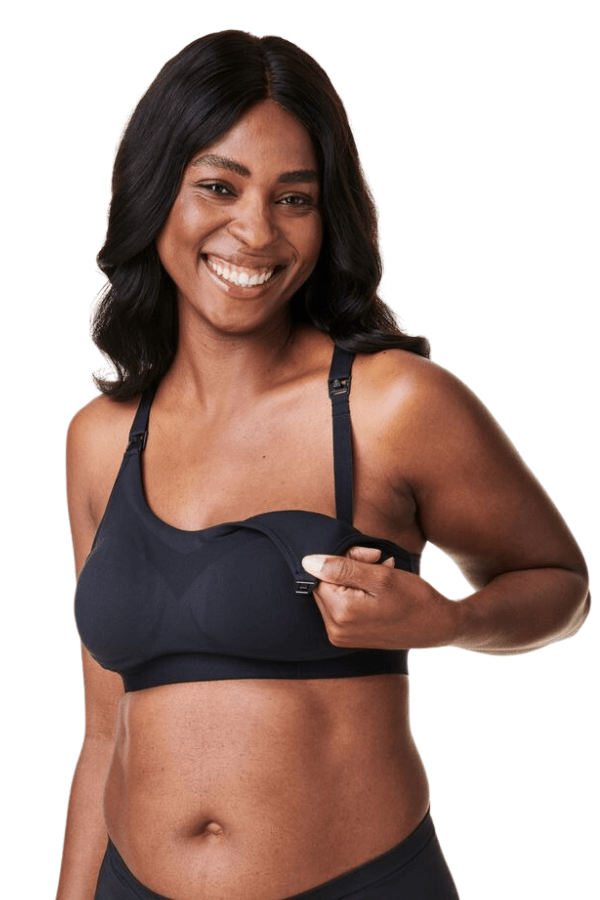 Tranquil Maternity & Nursing Low Impact Sports Bra - Black、mySite、bengalsvssteelers