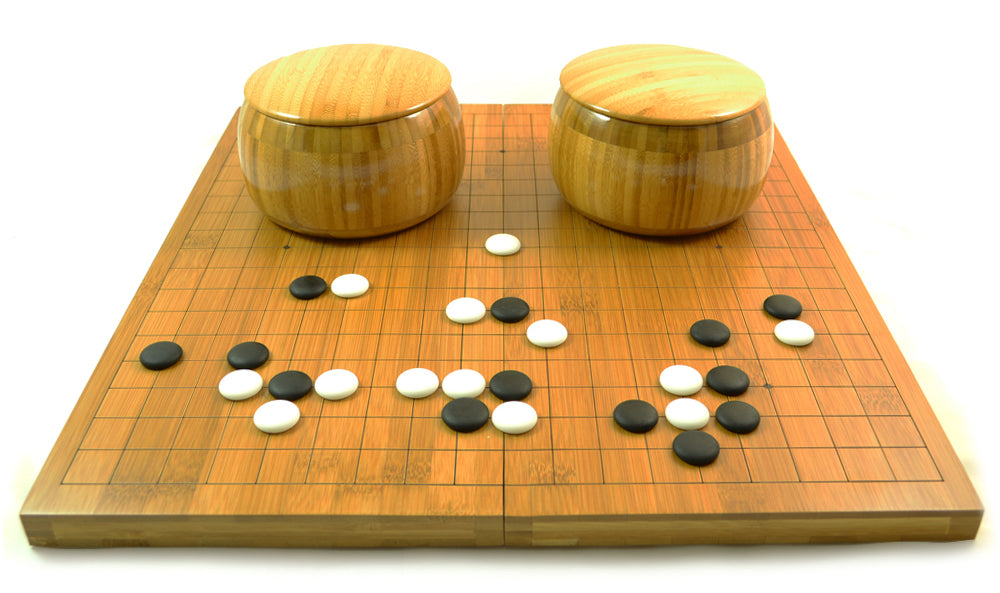 Go Set with Bamboo Bowls & Folding Game Board、mySite、topwebapps