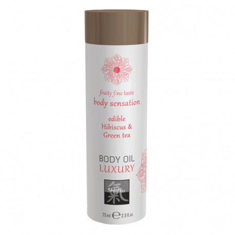 SHIATSU Edible body oil | Hibiscus & Green Tea | 75ml、mySite、bottomscart