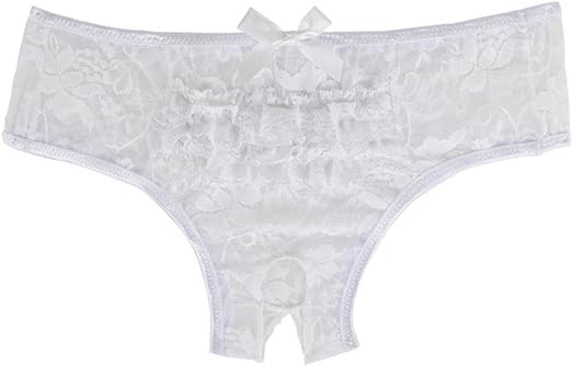 Joan Sloane Ruffled | Floral Lace | Open Crotch Panty | Plus Sizes、mySite、bottomscart